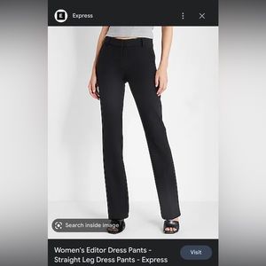 Express editor black pants